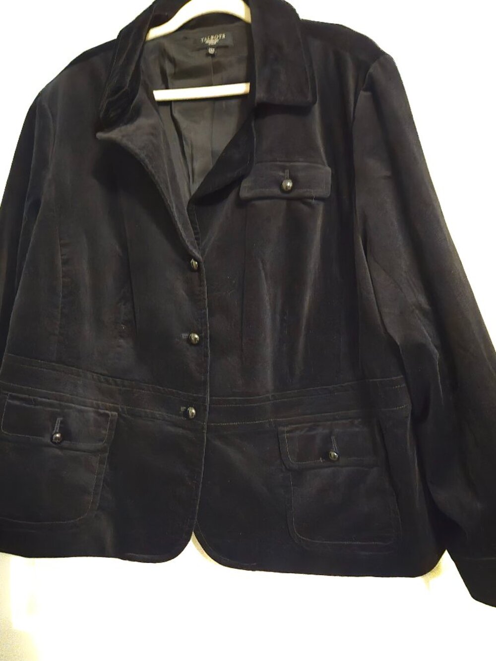 Talbots velvet jacket 24W